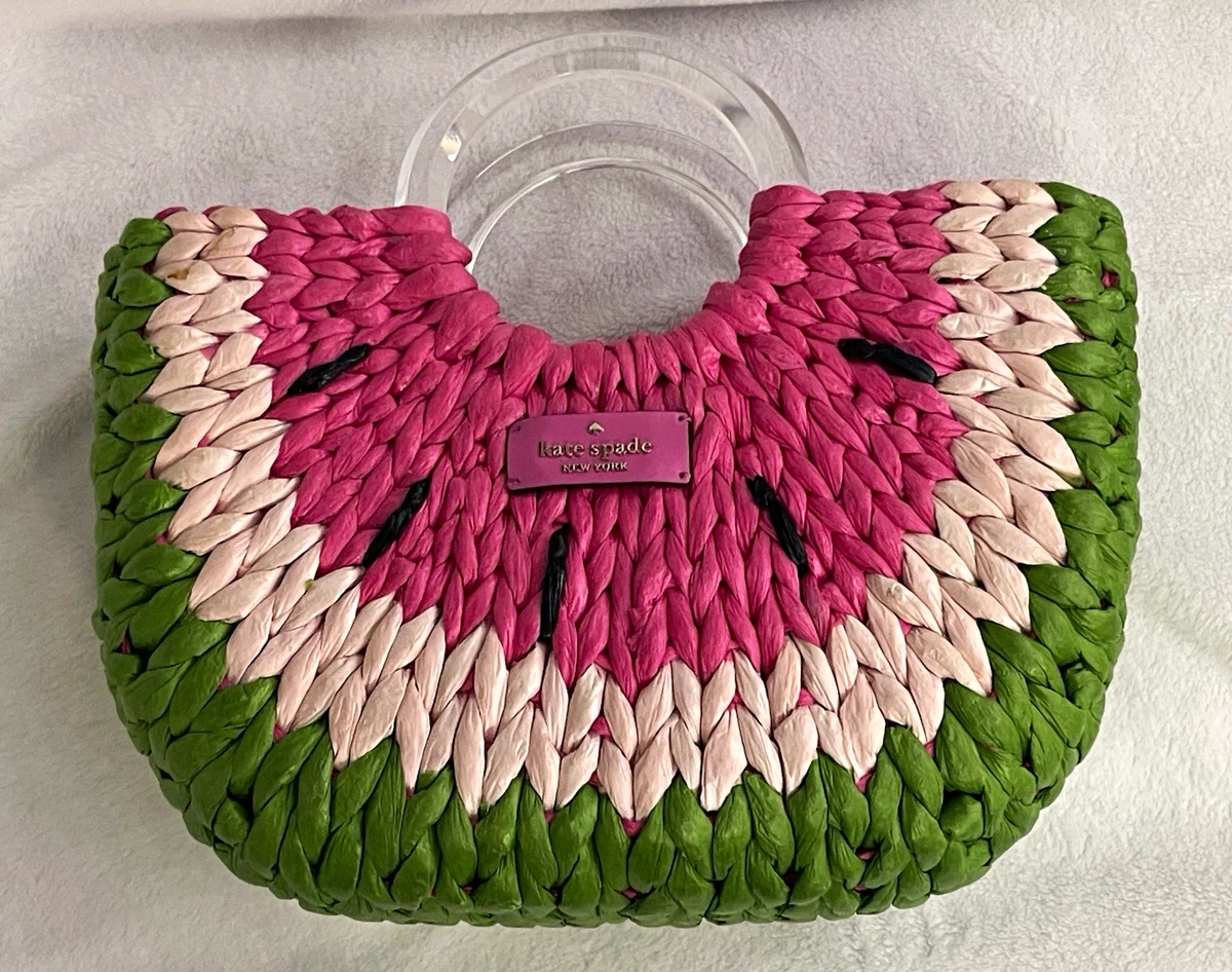 kate spade new york Pink Straw Exterior Bags & Handbags for Women