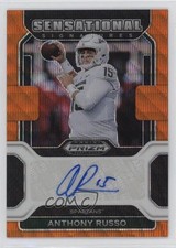 2023 Chronicles Draft Picks Orange Wave Prizm 48/75 Anthony Russo Auto 3g6