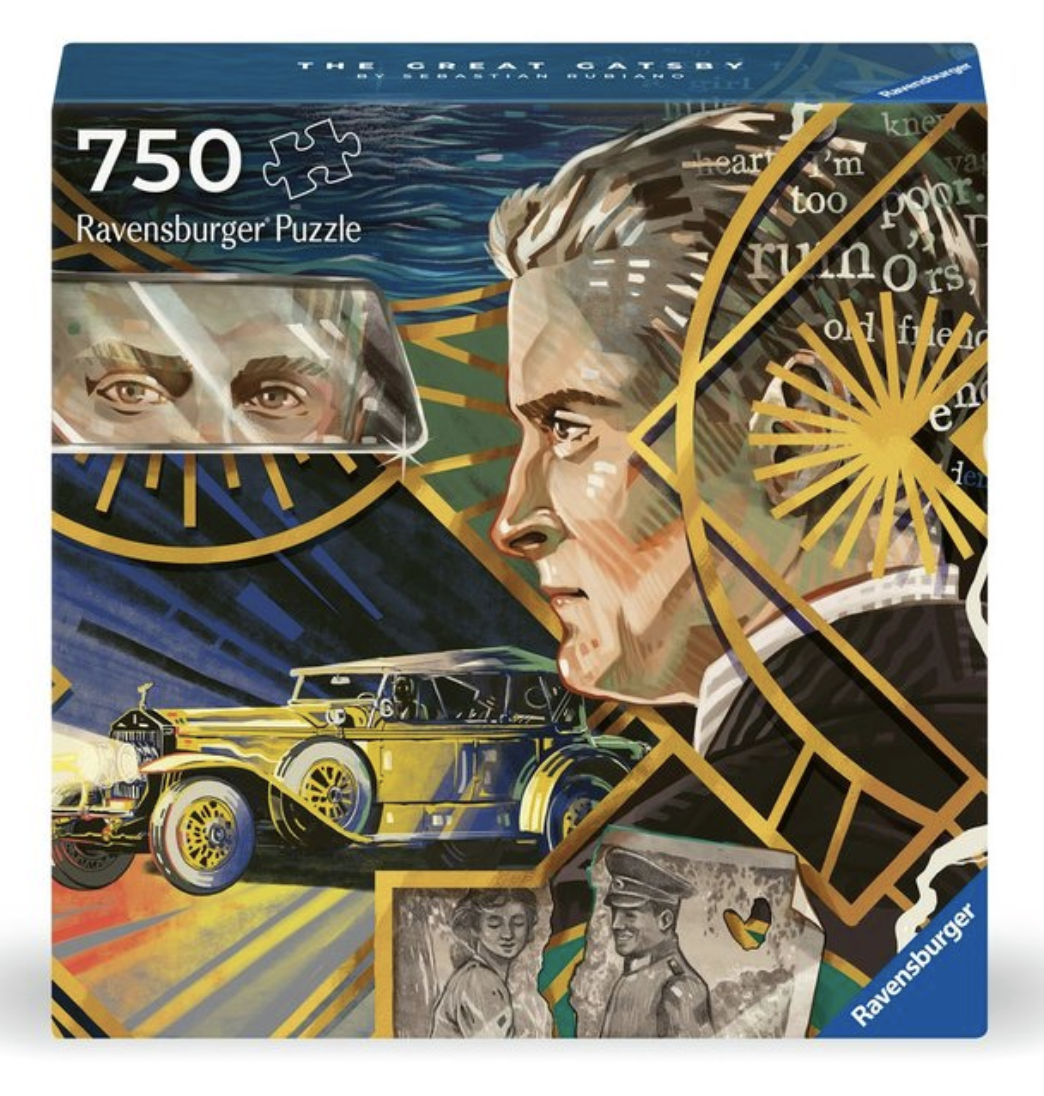 PUZZLE 750 IL GRANDE GATSBY ravensburger ART&SOUL quadrato 750 PEZZI