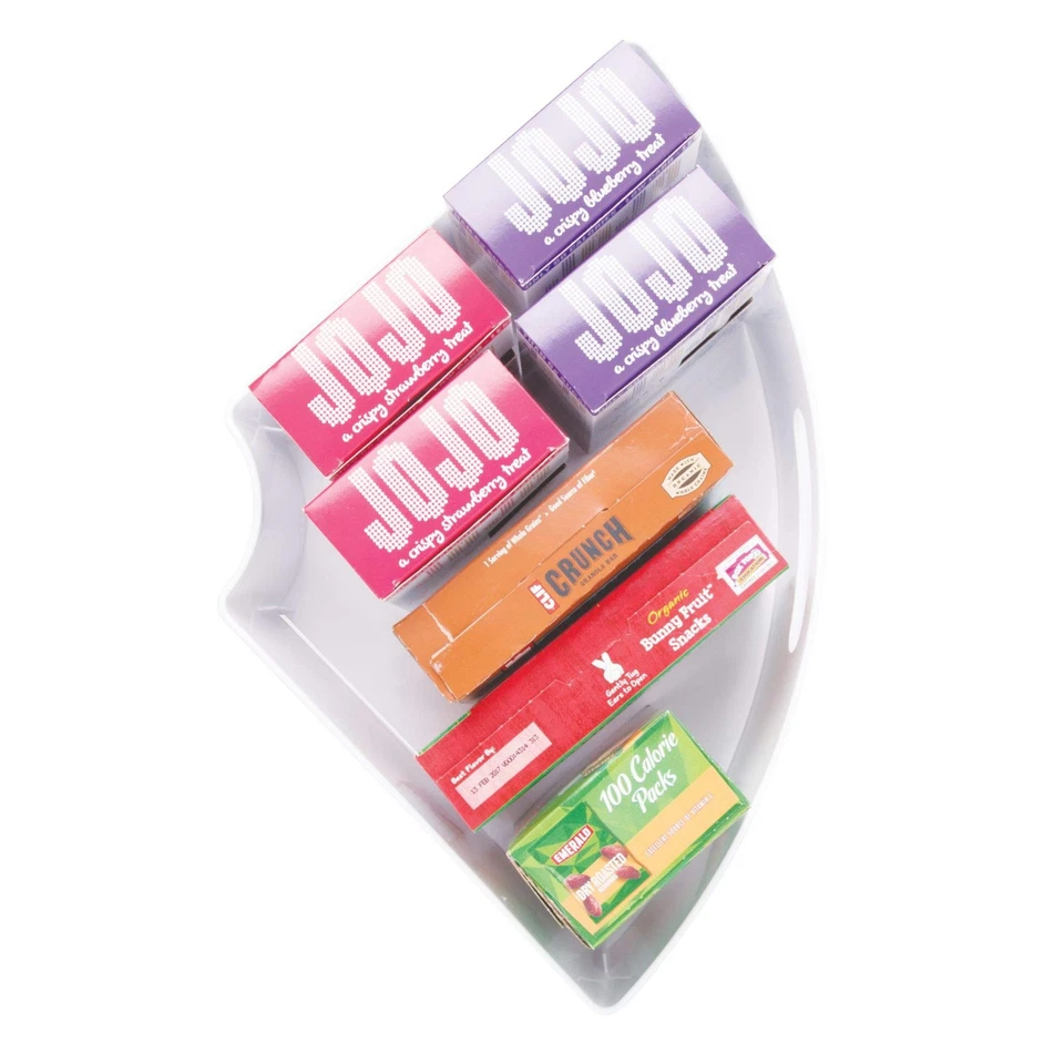 iDesign 62631 Plastic Lazy Susan Cabinet Storage Bin, 1/4 Wedge Container for - Image 4 of 4