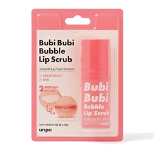 Unpa Bubi Bubi Bubble Lip Scrub, Quick and Easy Exfoliation with Soft Bubbles