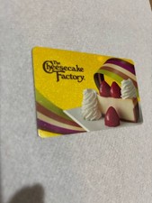 THE CHEESECAKE FACTORY YELLOW GIFT CARD $25.00