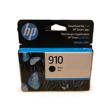 Genuine HP 910 Black Ink Cartridge • Expires 2/2027 • New 