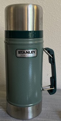STANLEY Classic Thermos Hammertone Green 1.1 QT Stainless Steel EN12546-1 NICE