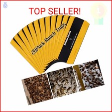 20 Pack Roach Traps, Cockroach Traps Indoor Home, Glue Roach Traps, Child Pets