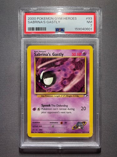 Sabrina's Gastly (Unlimited) graded PSA 7 for sale on eBay