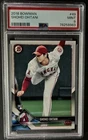 2018 Bowman #49 Shohei Ohtani PSA 9 Mint Rookie RC Angels Dodgers