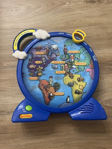 Fisher-Price Mattel Kids Around The World 2 Sided Lenticular See’nSay Electronic