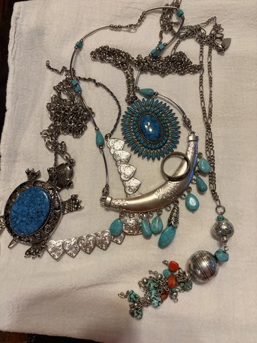 Clearwater Creek/Statement Necklace W/Ring Lot!