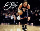 JALEN BRUNSON - NEW YORK KNICKS - SILVER Autographed 8x10 Photo w/COA