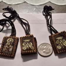 Escapulario Virgen Del Carmen / Scapular Mount Carmel  3 pc