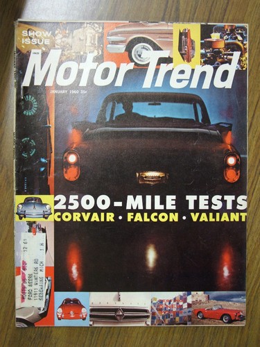 MOTOR TREND JANUARY 1960 2500 - MILE TESTS - Picture 1 of 3