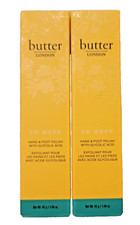2 NEW Butter London So Buff Hand  Foot Polish With Glycolic Acid FULL SIZE