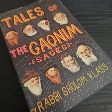 Tales of The Gaonim (Sages) ~ Rabbi Klass 1967~ Hard To Find 