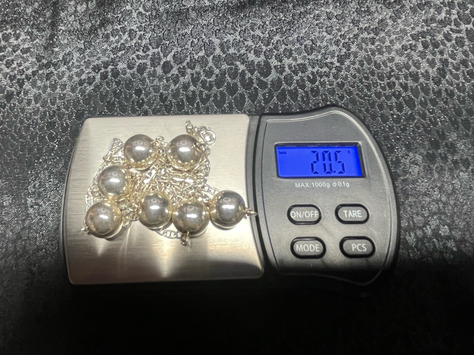 Unique Solid Sterling Silver Ball Mid Century Mod… - image 11