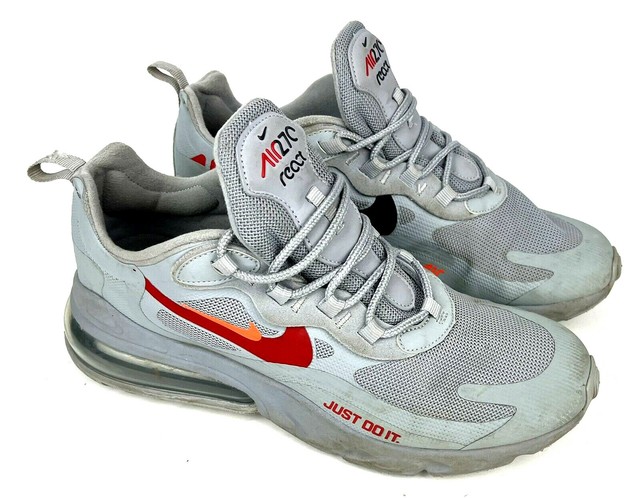 air max 270 react just do it wolf grey