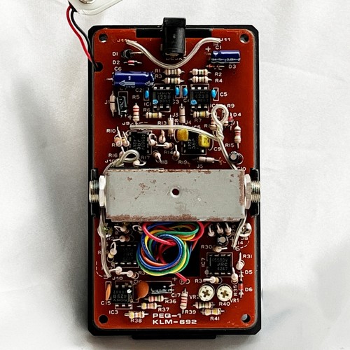 KORG PEQ-1 Parametoric Equalizer 1980's Vintage Guitar Pedal Made in Japan - Picture 3 of 23