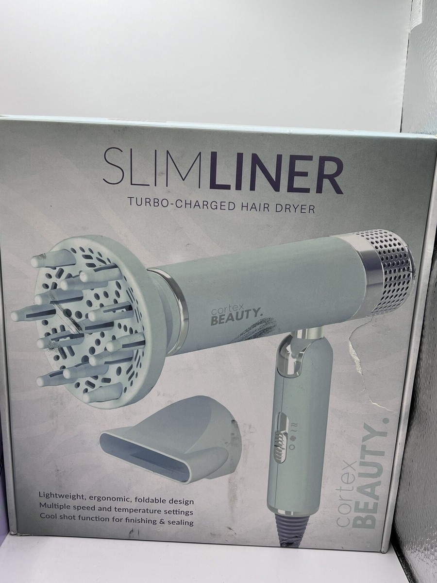 Cortex Beauty Hair Dryer For Setting Hair New Cortex Beauty SlimLiner  TurboCharged Foldable Hair Dryer