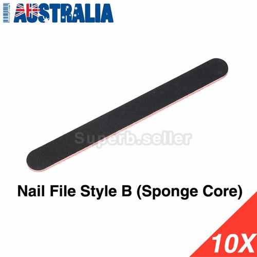Professional Acrylic Gel Natural Nail File/Buffer/Shiner Double Sided Sanding AU - Picture 6 of 21