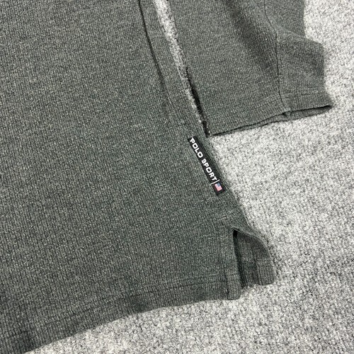 Ralph Lauren Polo Sport Sweatshirt Mens Large Blue Gray Crew Neck Pullover - Picture 12 of 12