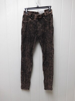 Hue Sienna Acid Wash Essential Denim Leggings Women's Size