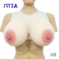 IVITA Big Crossdress Silicone Breast Forms 11XL 4500g Artificial Silicone Boobs