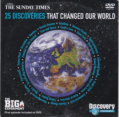 25 DISCOVERIES THAT CHANGED OUR WORLD ( THE SUNDAY TIMES Newspaper DVD )