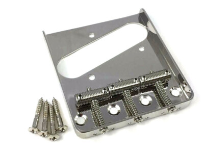 LEFTY Nickel Vintage Threaded 3-saddle Bridge for Telecaster/Tele  TB-0020-L01