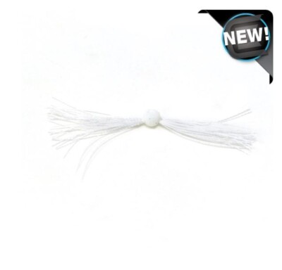 Clam 16810 Silkie Jig Trailer - 1.5" Firecraw Pattern, Silk Bait For Panfish & Walleye