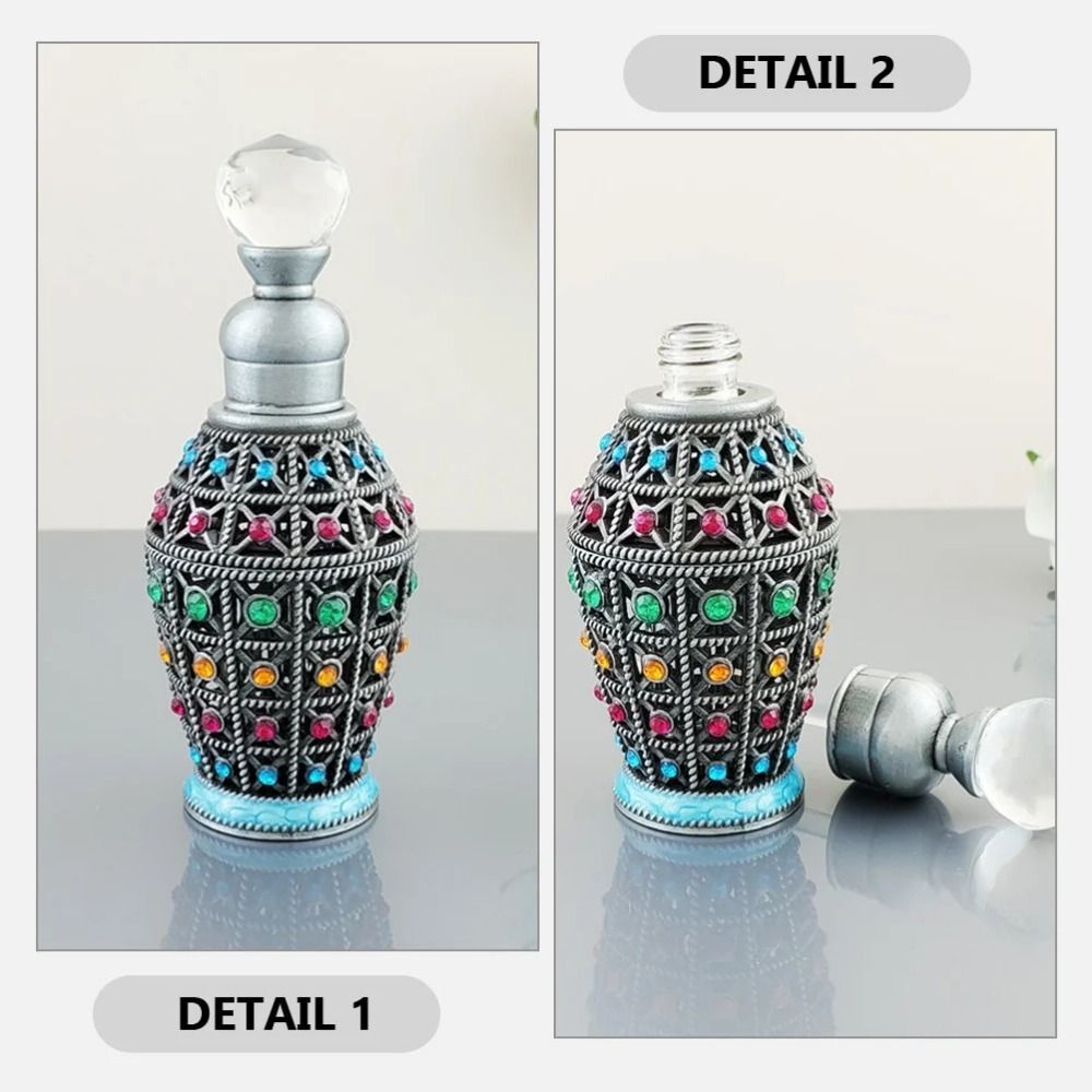 Arabian Style Essential Oils Bottle Refillable Empty Dispenser Diffuser