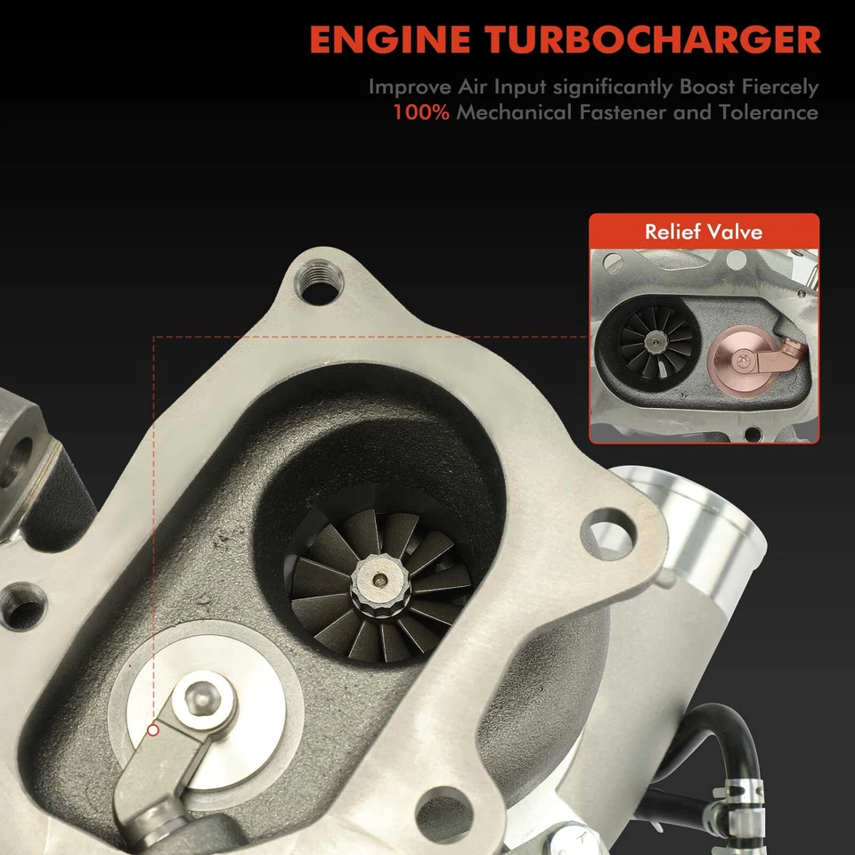 Turbo Turbocharger for Subaru Impreza 2003-2007 Forester 04-08 Baja Saab 9-2X - Image 4 of 4
