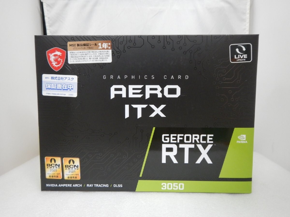 Graphics board MSI GeForce RTX 3060 Ti AERO ITX 8G OC LHR Graphics board MSI GeForce RTX 3060 Ti AERO ITX 8G OC LHR