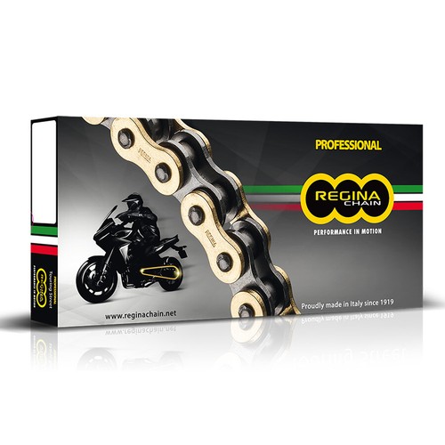 Juego De Cadena Para Husqvarna FE 250 Con Cadena Regina ZRTO Z-Ring En Oro - Imagen 5 de 8