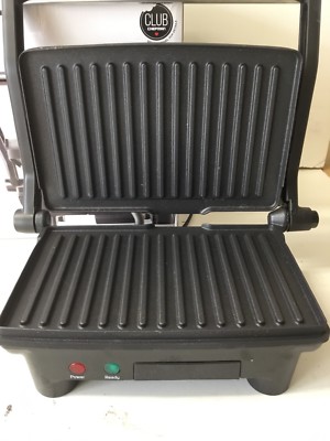 Chefman Panini Press Grill Gourmet Sandwich Maker Non Stick RJ02-180 6”X9” 