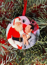 Pee-wee Herman CHRISTMAS TREE ORNAMENT Gift Exchange Stocking Stuffer