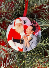 Pee-wee Herman CHRISTMAS TREE ORNAMENT Gift Exchange Stocking Stuffer