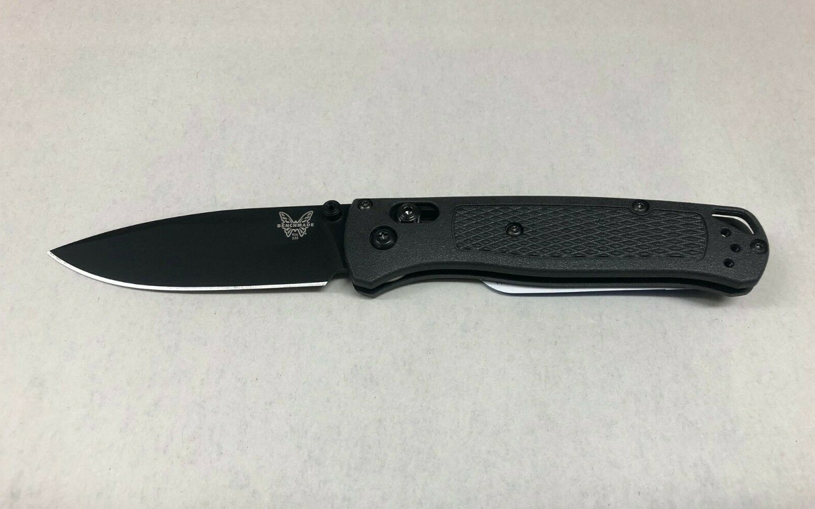 Benchmade Bugout 535BK-2 Taschenmesser – Schwarz, Leicht & Scharf | Klinge Aus CPM-S30V | AXIS-Verschluss | Nur 51 G