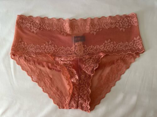 NWT Cosabella Trenta Low Rise Hotpant MEDIUM LARGE M/L Amaretto Cheeky Lace