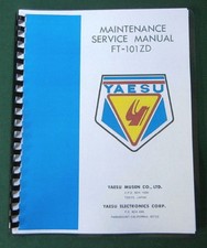 Yaesu FT-101ZD  Service Manual: 11" X 17" Foldout Diagrams & Card Stock Covers!