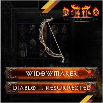 Widowmaker - Diablo 2 Resurrected RoTW Diablo 2