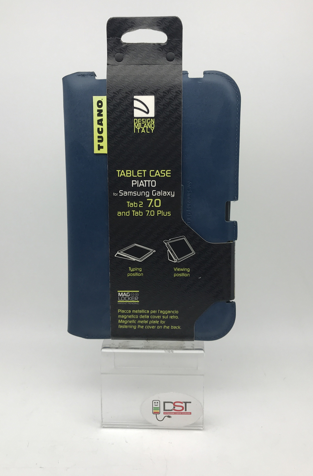 Cover Case Tucano Libretto Per Samsung Galaxy Tab 7"/7" plus Blu Pelle