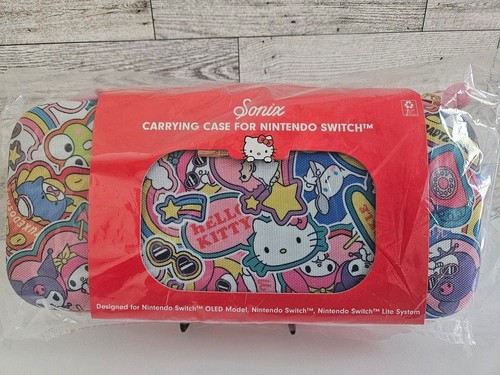 Sanrio Hello Kitty & Friends Aufkleber Allover Print Nintendo Switch Hülle - Bild 2 von 4