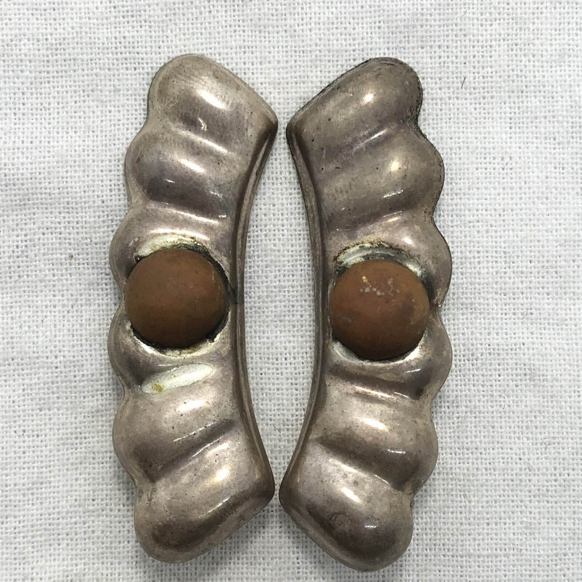 Silver & Brass Clip On Earrings Silver & Brass Clip On Earrings
