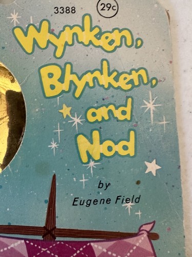 1967 Wynken Blynken and Nod children's PB vintage Field Pollard foil moon shoe - Picture 4 of 14