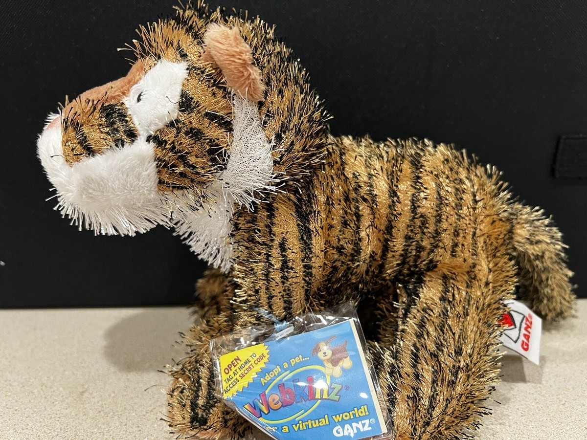 Ganz Webkinz Tiger HM032 Retired Plush NEW w/ SEALED Tag