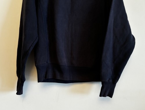 CHAMPION Reverse Weave Ladies Jumper Size S Blue Pullover Crew Neck FADED - Picture 2 of 16
