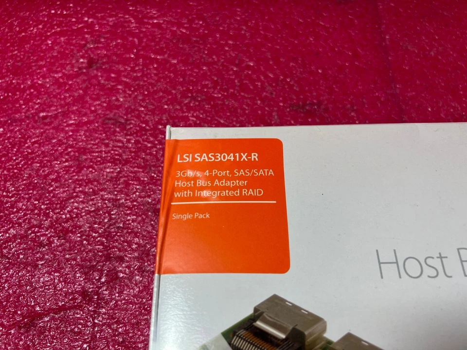 1 Pc LSI Logic SAS3041X-R PCI-x 4-Port SAS Controller - Image 4 of 4