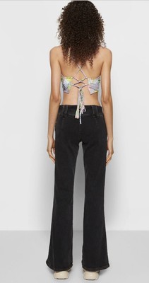 bdg missy low rise black flare jeans