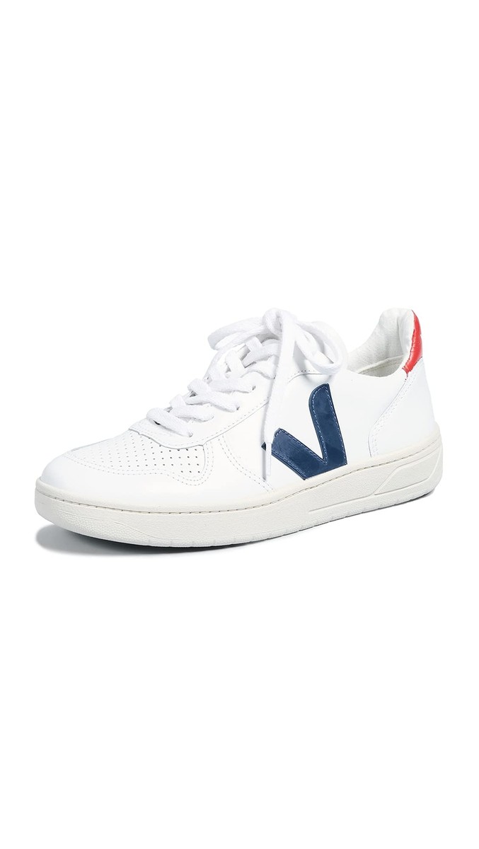 Size 8 - Veja V-10 White Nautico Pekin - VX021267 for sale online | eBay