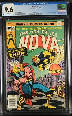 Nova #4 - Marvel Comics 1976 CGC 9.6 1st appearance of the Corruptor (Jackson Da